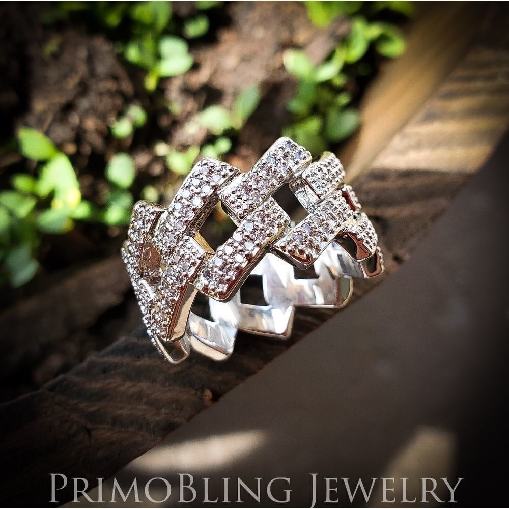 Sharp Cuban Link Ring  - Picture 2 of 4
